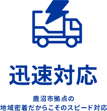 迅速対応